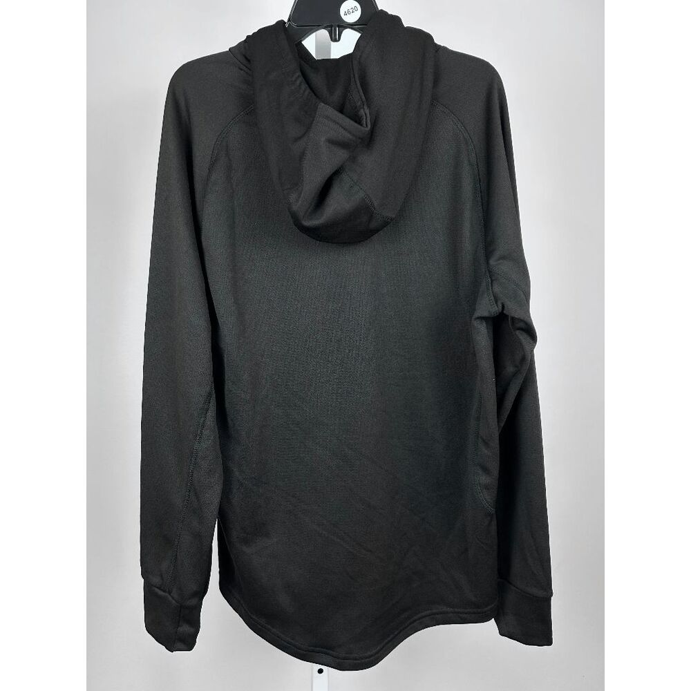 MOTION Men’s Black Performance Pullover Black Hoodie MEDIUM - Picture 3 of 7